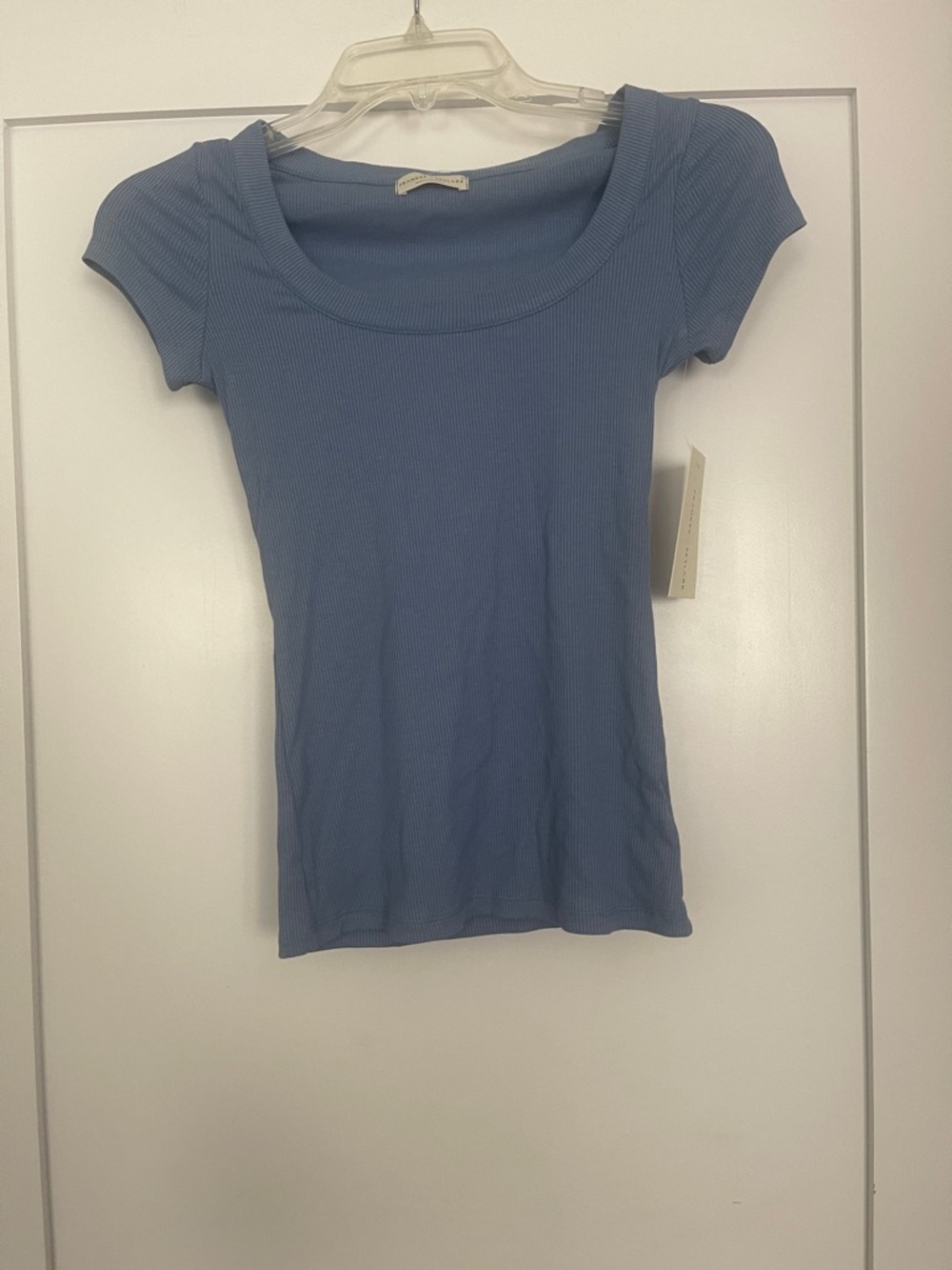 Blue short sleeve top